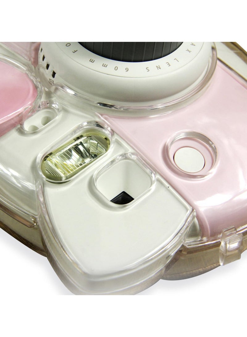 Protective Case Compatible with Fujifilm Instax Mini Hello Kitty Instant Film Camera/Crystal Hard Case PVC Protective Case Carrying Cover - Clear - Image 3