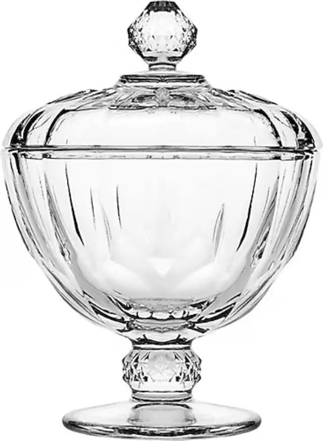 Paşabahçe Pasabahce Diamond Candy Box 111mm – Glass Storage Box GB - Image 2