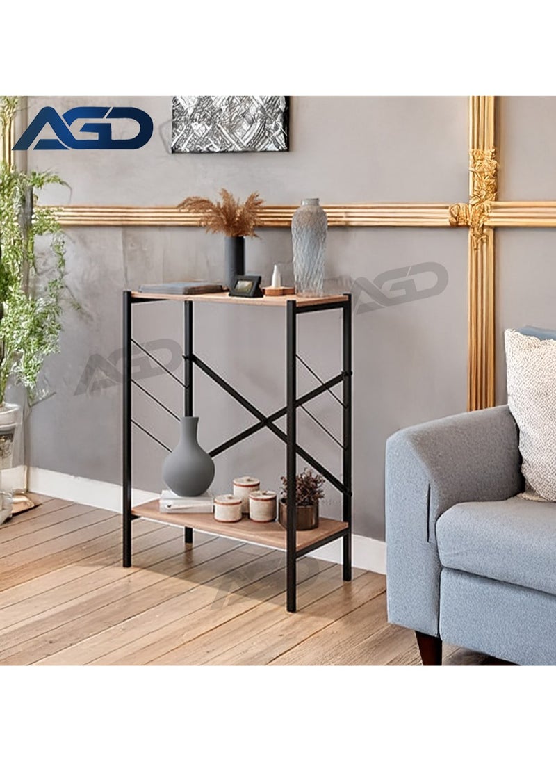 AGD - 3 Layers Entryway Table  Coffee Table for Living Room Entryway Sofa Foyer - Image 1