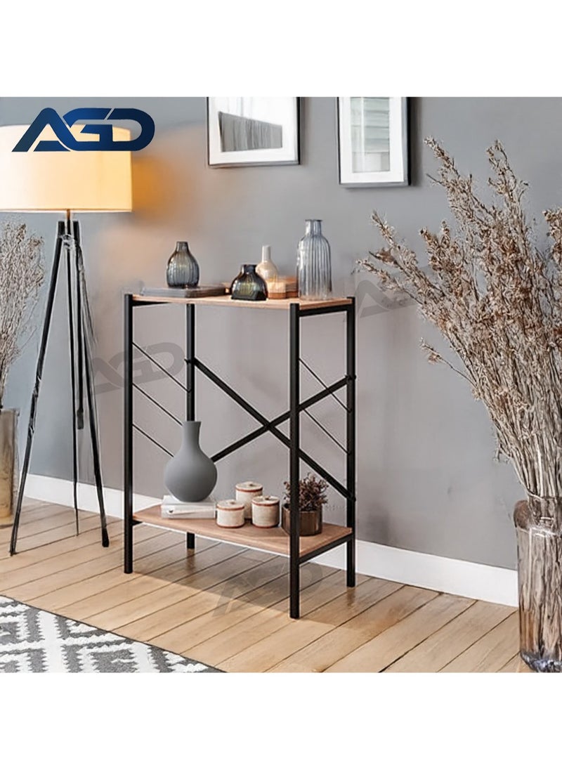 AGD - 3 Layers Entryway Table  Coffee Table for Living Room Entryway Sofa Foyer - Image 1