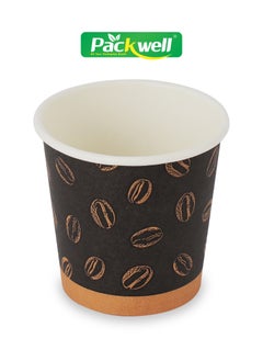 Paper Cup- PWPC1002| 50 pcs pack, 4.0 OZ, Premium-Quality, BPA-Free, Food grade and Hygienic| Perfect for Parcels, Large Gatherings, Takeout, Etc| Black with Coffee Bean Prints - pzsku/Z2E822DE914DBB1613D68Z/45/_/1712129139/c1d06e0e-f28b-4aa9-8208-f9faec548018