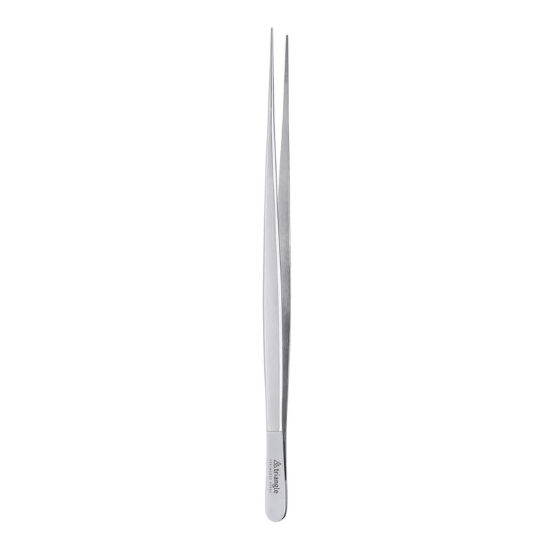 triangle Pointed Tweezers - 11.8 in. (30 cm) - Stainless Steel Culinary Tweezers for Serving & Plating Fine Cuisine - Dishwasher Safe - Image 5