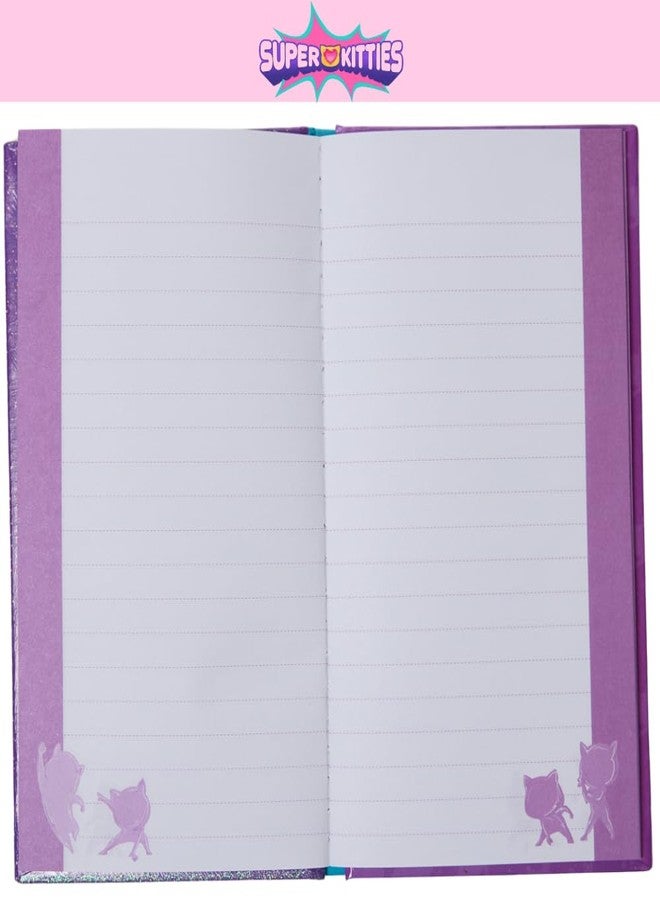 Innovative Designs Disney Junior Super Kitties Sparkle Journal Set for Kids, Journal Kit with Stickers and Gems - Image 5