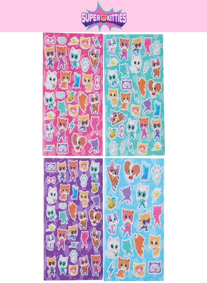 Innovative Designs Disney Junior Super Kitties Sparkle Journal Set for Kids, Journal Kit with Stickers and Gems - Image 3