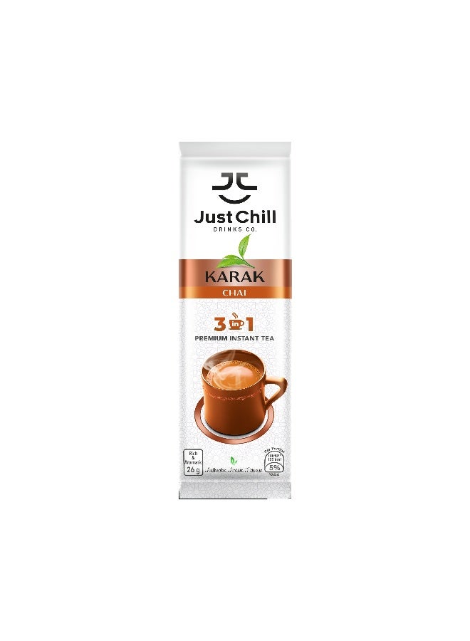 Just Chill Drink Tea Karak Chai Sachet Pack 26 Gm - Image 1