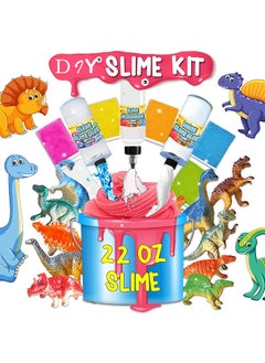 DIY Slime Kit for Kids-Non-Sticky,Soft & Scented to Make Cloud Slime, Foam Slime, Dinosaur Slime & Candy Slime with Charms – Stress Relief Party Favors & Great Gift Idea (Dinosaur) - pzsku/Z2E82A07FFD50E870AFEFZ/45/_/1719027021/f1b450de-dd4b-4549-a5b4-1a079f8d27eb