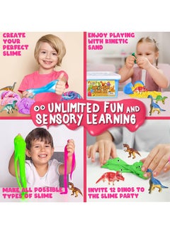 DIY Slime Kit for Kids-Non-Sticky,Soft & Scented to Make Cloud Slime, Foam Slime, Dinosaur Slime & Candy Slime with Charms – Stress Relief Party Favors & Great Gift Idea (Dinosaur) - pzsku/Z2E82A07FFD50E870AFEFZ/45/_/1719027092/436c6609-dc9a-46cd-8f58-033986f28bd5