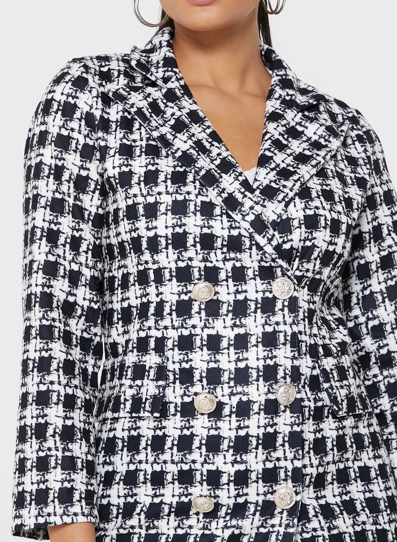 ELLA Button Detail Coat