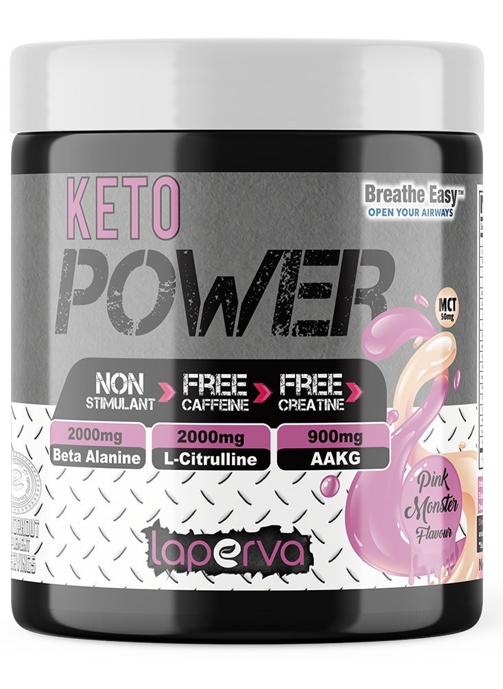 Laperva لابيرفا كيتو باور، وحش وردي، 30 حصة-315 جرام