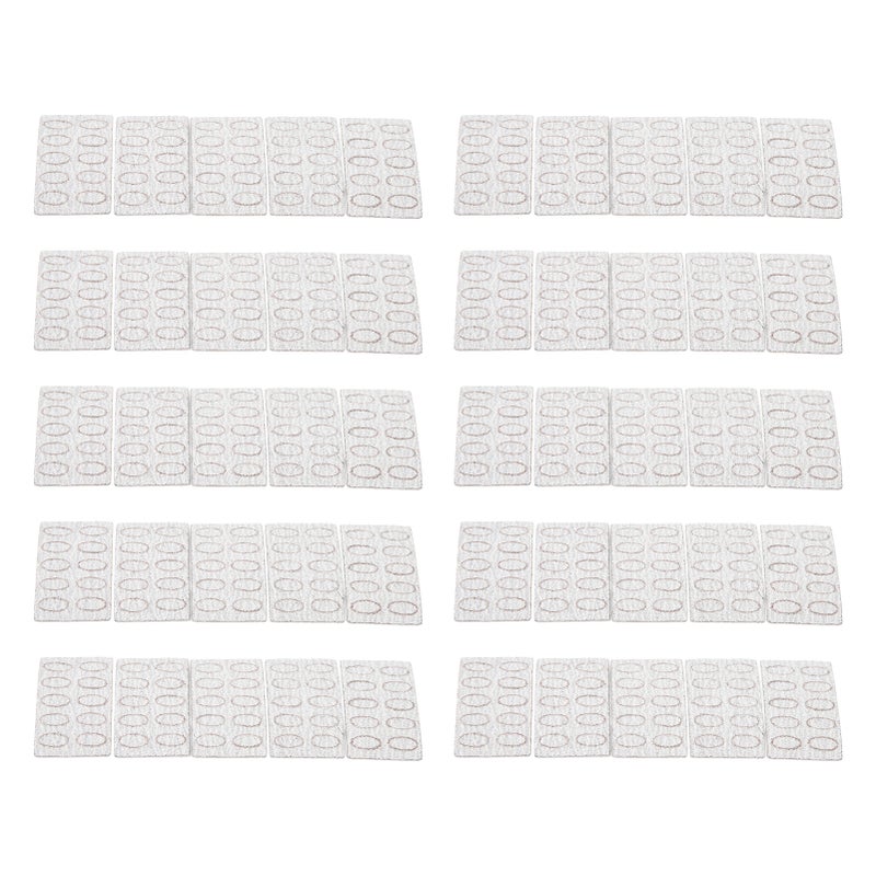 10 Bags 100 Grit Steel Pusher Sandpaper Self Adhesive Dead Skin Removal Nail Cuticle Pusher Sand Sheet - Image 2