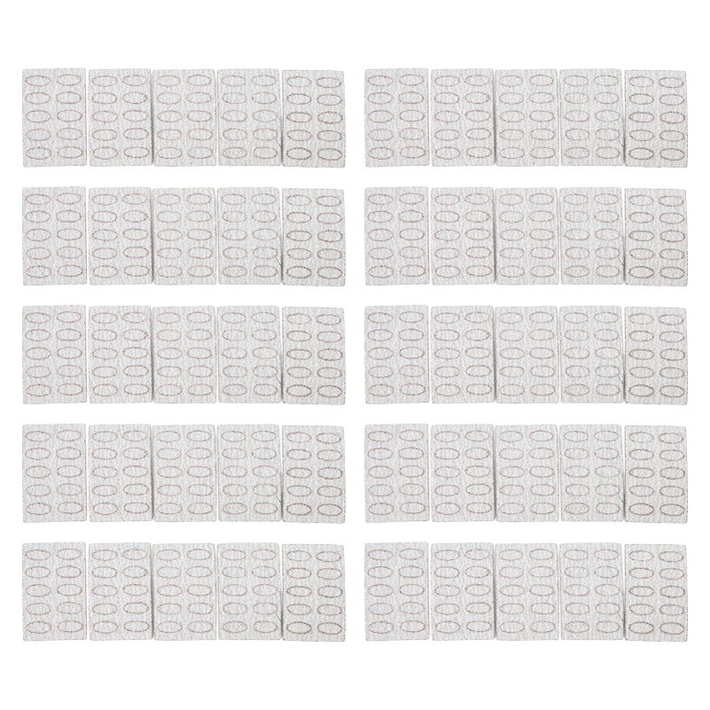 10 Bags 100 Grit Steel Pusher Sandpaper Self Adhesive Dead Skin Removal Nail Cuticle Pusher Sand Sheet - Image 1