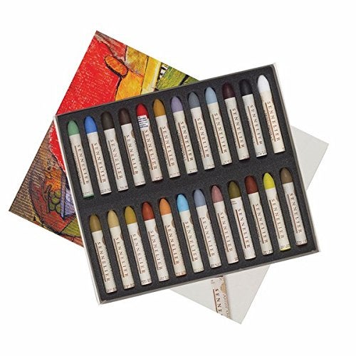 Sennelier Oil Pastel Set Of 24-Still Life,Blue - Image 3