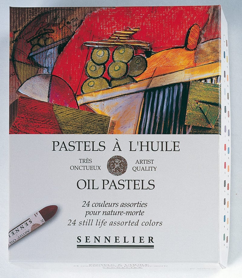 Sennelier Oil Pastel Set Of 24-Still Life,Blue - Image 2
