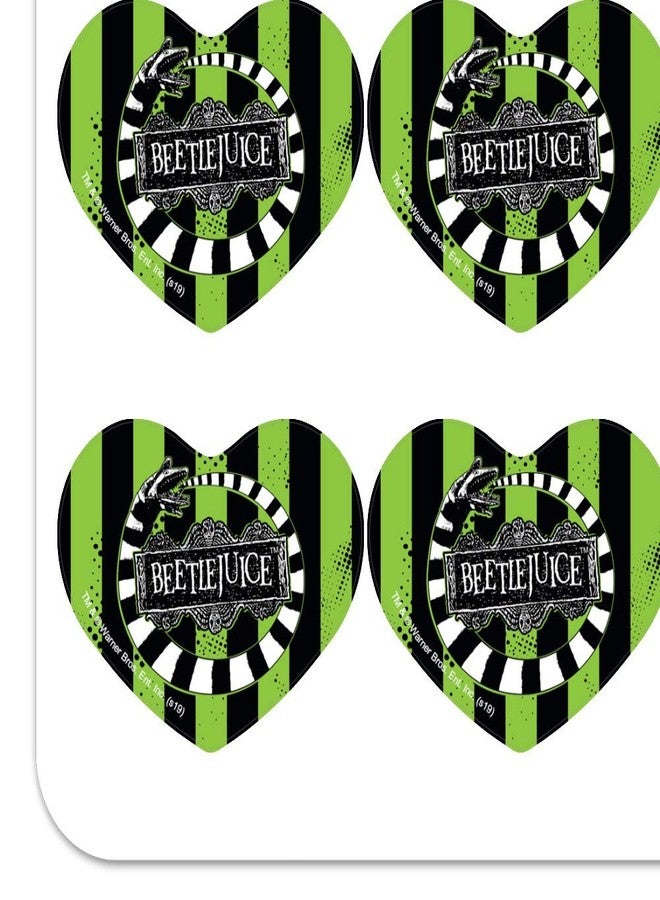 GRAPHICS & MORE Beetlejuice Beetle Worm Heart Shaped Planner Calendar Scrapbook Craft Stickers - Image 2