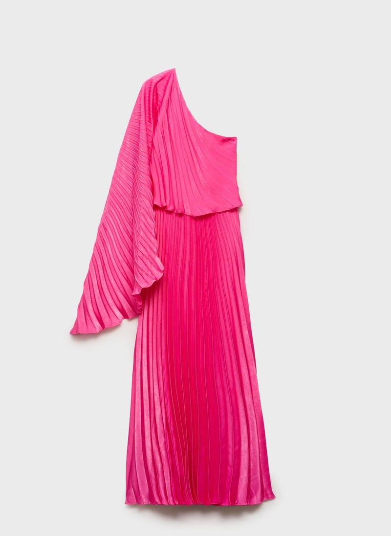 MANGO - Long Cape Flared Dress - Image 1