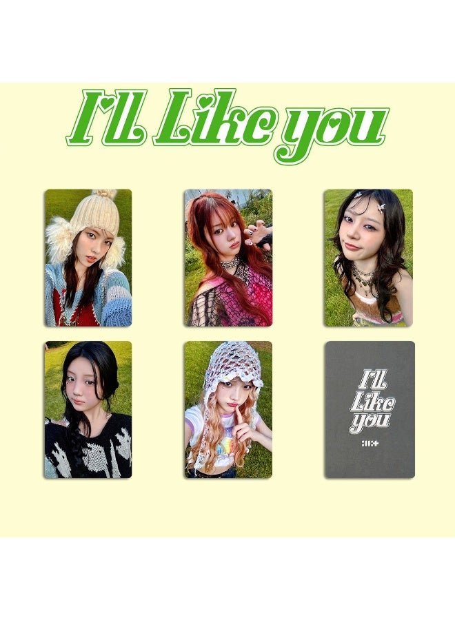 NIBEMINENT 5 قطع بطاقات لومي كيبوب إيلت سأحبك هدايا لمجموعة المعجبين - Image 1