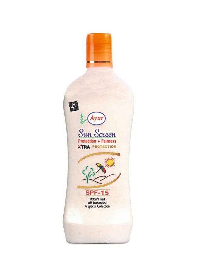Ayur Sunscreen Lotion SPF-15 Suitable for All Skin Type (200ml)