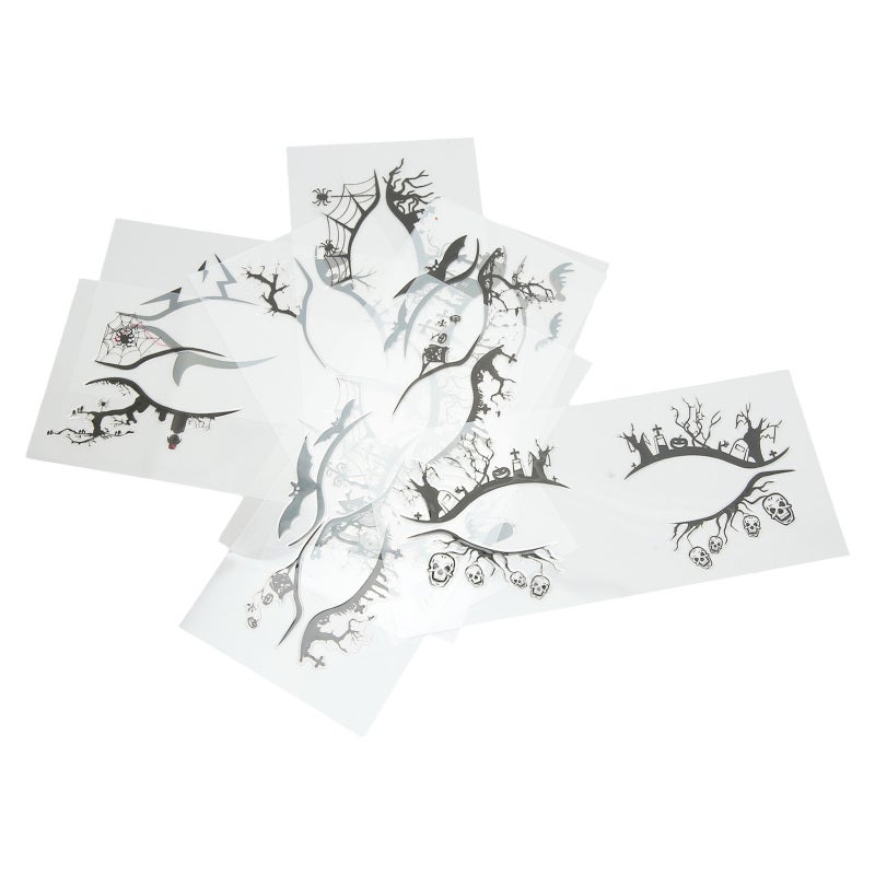 Halloween Eyeliner Sticker: Premium ABS Material, Easy & Convenient Application - Glamorous Black Style Eye Decal for Halloween Costume Parties, Casual Gatherings, Makeup Enthusiasts - Image 1
