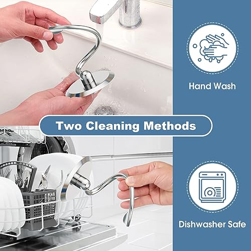 Cofun Stainless Steel Spiral Dough Hook for Kitchenaid Stand Mixer, 4.5 Qt - 5 Qt Tilt-Head Stand Mixer Attachments for Kitchenaid Dough Hook - Dishwasher Safe by Cofun - Image 5