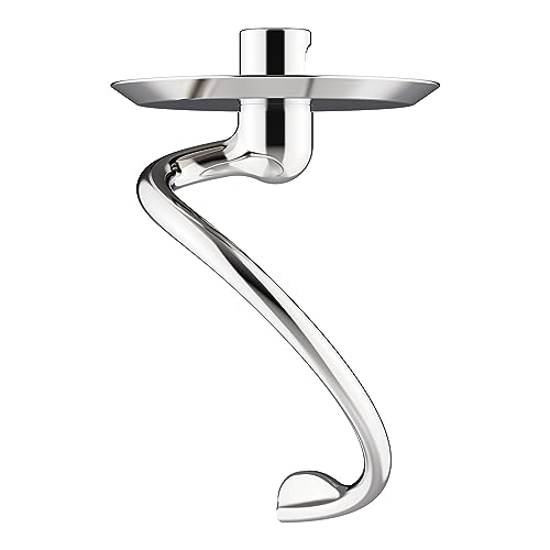 Cofun Stainless Steel Spiral Dough Hook for Kitchenaid Stand Mixer, 4.5 Qt - 5 Qt Tilt-Head Stand Mixer Attachments for Kitchenaid Dough Hook - Dishwasher Safe by Cofun - Image 1