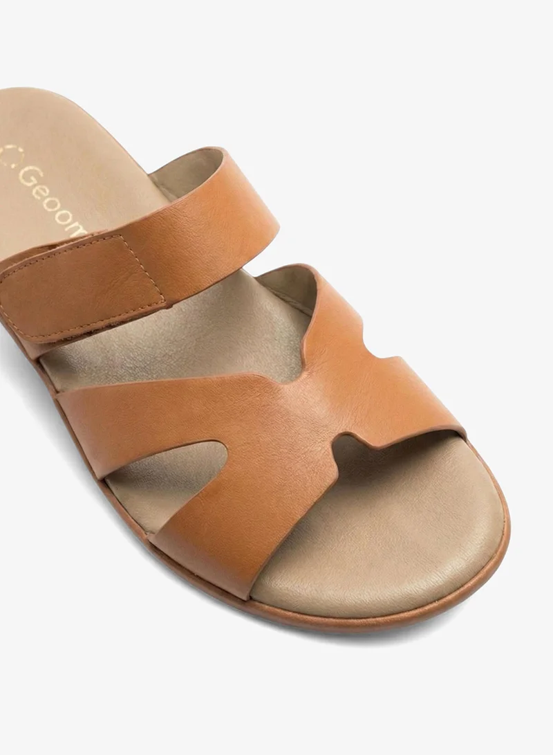 Geoomnii Tan Women’s Sandals – Comfortable, Lightweight & Everyday Wear for Women | Best Price UAE