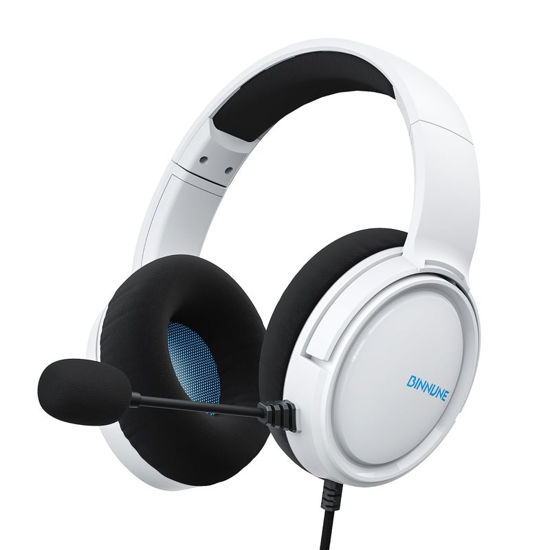 BINNUNE Gaming Headset with Mic for PS4 PS5 Xbox Series X|S Xbox 1 PC NS, Wired Gaming Headphones with Microphone for PS 4|5 Xbox1 - Image 1