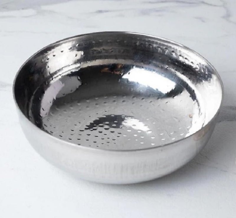 Dynore Stainless Steel Hammered Kadhai/Heavy Bottom Cookware/Kadhai/Kadhai for Kitchen/Utensils for Cooking, Deep Frying Without Handle 2000 ml Dia 22 cm - Image 4
