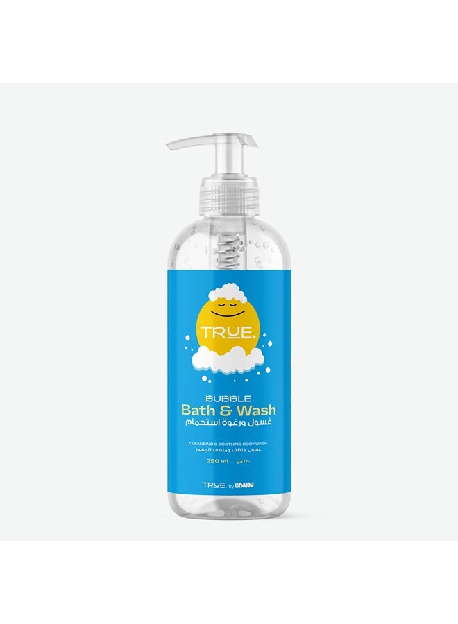 True Bubble Bath & Wash 250 ml - Image 1