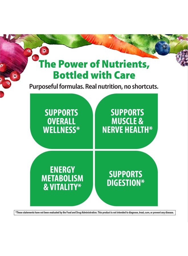 Rainbow Light فيتامينات متعددة للرجال 50+، فيتامين C، D والزنك، بروبيوتيك، فيتامينات متعددة للرجال 50+ توفر دعم مناعي عالي الفعالية، غير معدلة وراثيًا، نباتية، 60 قرص - Image 4