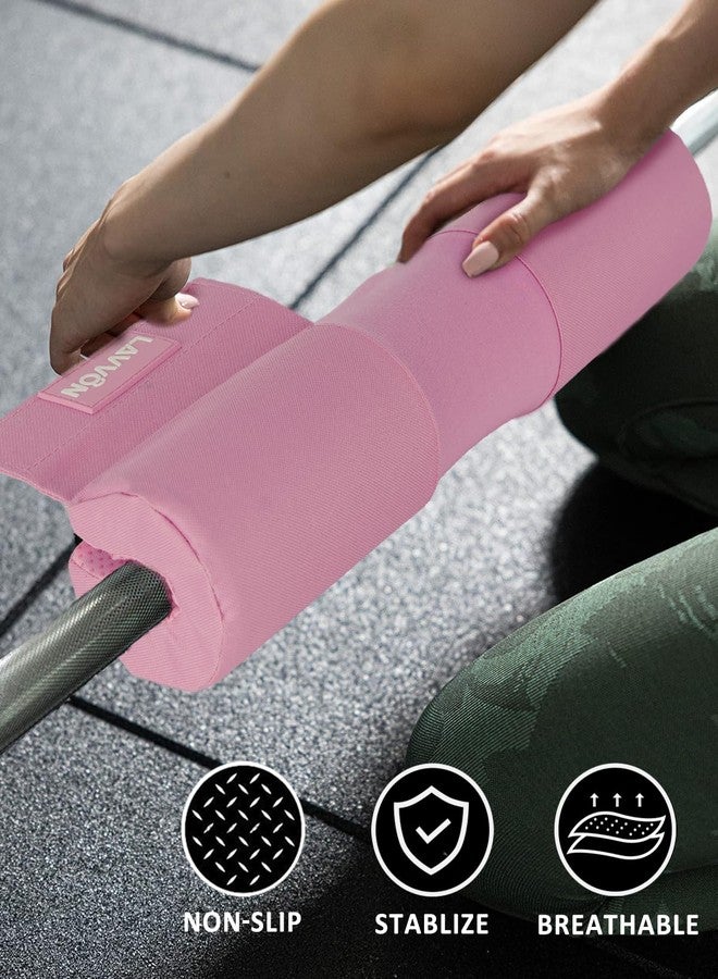 LAVVON Barbell Squat Pad Set Nylon Padding AntiSlip- Thick Foam Barbell Pad for Squats Cushion,Lunges&Bar Padding for Hip Thrusts -Standard Weight Bar Pad -With Wrist Straps Weightlifting - Image 2