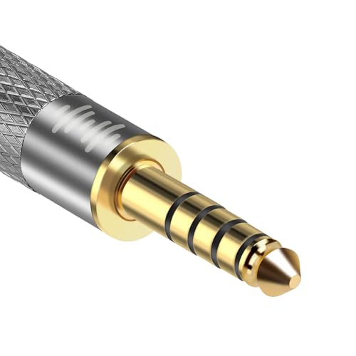 Geekria 4.4mm Male to 3.5mm Balanced Female Headphones Adapter for 3.5mm 4-Pole Cable Connected to Balanced 4.4mm Player Device, Aluminum Alloy Conversion Audio Plug, Gold Plated Adapter - Image 5