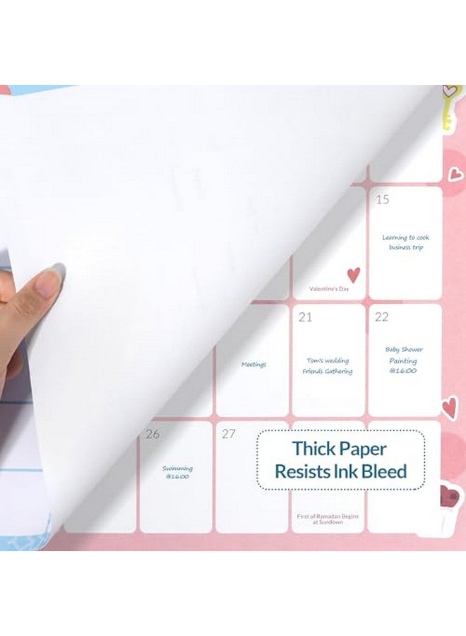 SUNEE 2025 Wall Calendar 8.5X11, 18 Months Hanging Monthly 2025 Calendar, October 2024 To March 2026, Large Writing Space For Organizing & Planning, Cute  - Image 5