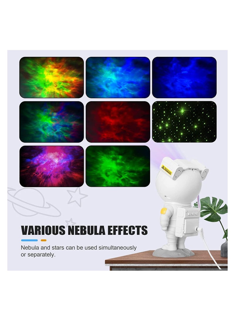 Astronaut Light Projector, Astro Alan Galaxy Projector, Star Nebula Ceiling Night Light with Remote and Timer, Space Buddy Lights for Bedroom - Image 2