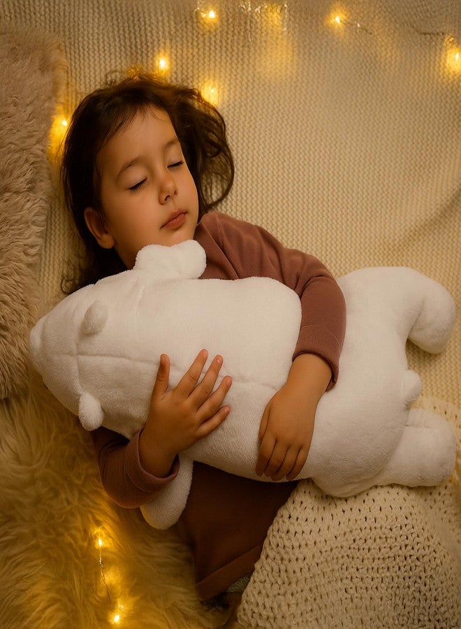 WEIGEDU Large Plush Polar Bear Stuffed Animal - 20" Soft White Cuddly Toy for Kids, Toddlers & Polar Bear Lovers - Adorable Sleeping Pillow Buddy for Bedtime, Travel & Gifting - Image 4