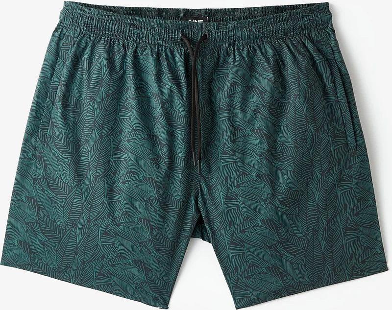 JUNE Men's Regular Fit Patterned Denim Shorts