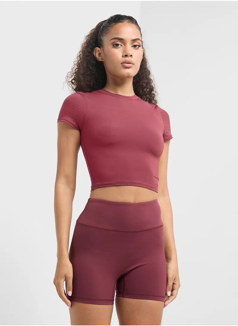 فورورد Seamless Fitted Sculpting T-Shirt