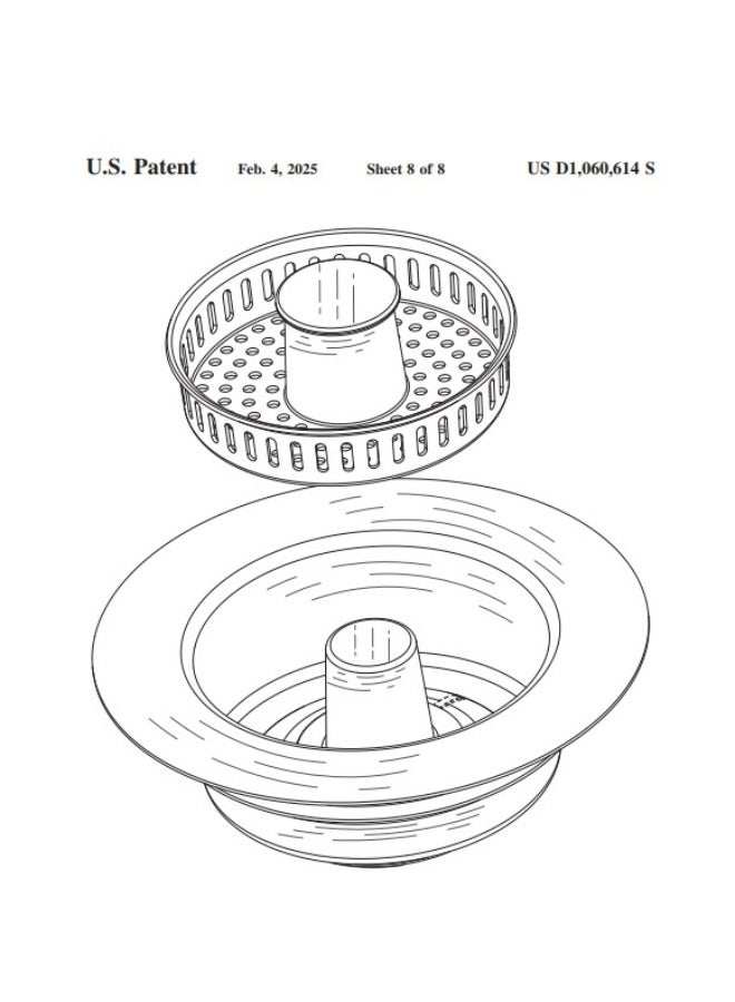 JOYBOS مصفاة تصريف من الفولاذ المقاوم للصدأ لحوض المطبخ - فلتر سلة قابل للإزالة وسدادة مانعة للتسرب لحوض غسالة الأطباق وحوض الغسيل - Image 5