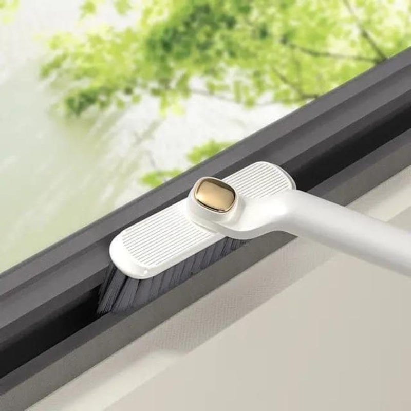 BBRAIMEN Mini Gap Cleaning Brush, Bathroom Gap Cleaning Brush, Clean The Dead Corners of Bathroom Kitchen Tiles, Multifunctional Window Slots 360 Degree Rotating No Hard Bristle Crevice Gap - Image 2