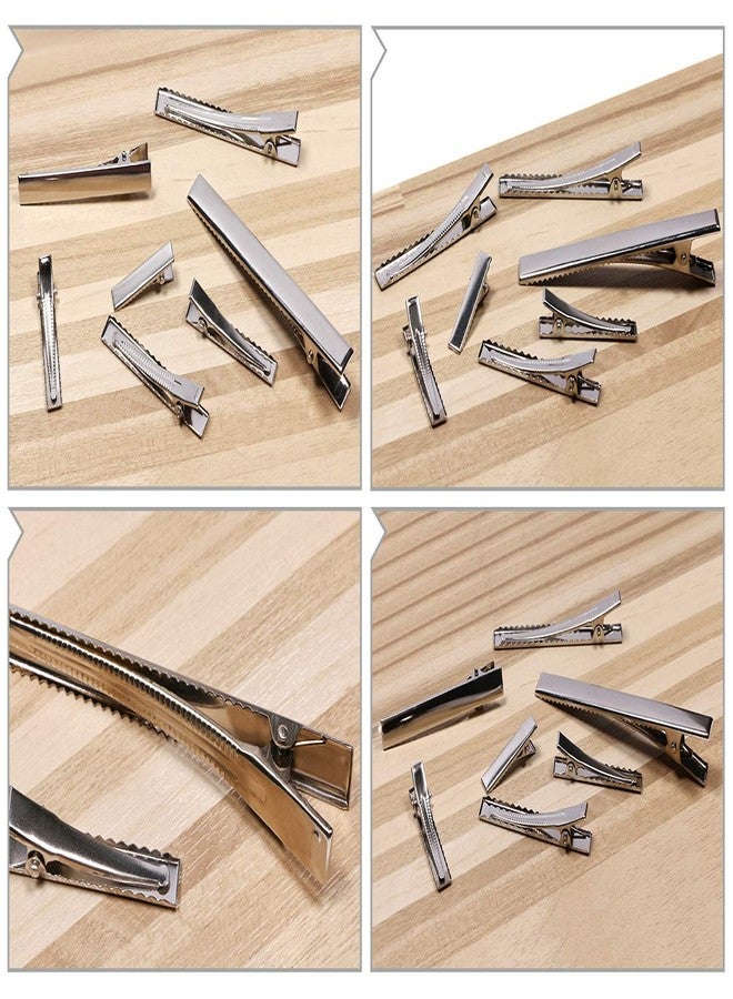 Shapenty 7 Sizes Metal Hair Clips Alligator Teeth Prongs Hair Clips Hairpins Clamps Holders for Women Girl Hair Bow Accessories Making Hair Salon DIY Arts Crafts Projects, 70Pieces - Image 5