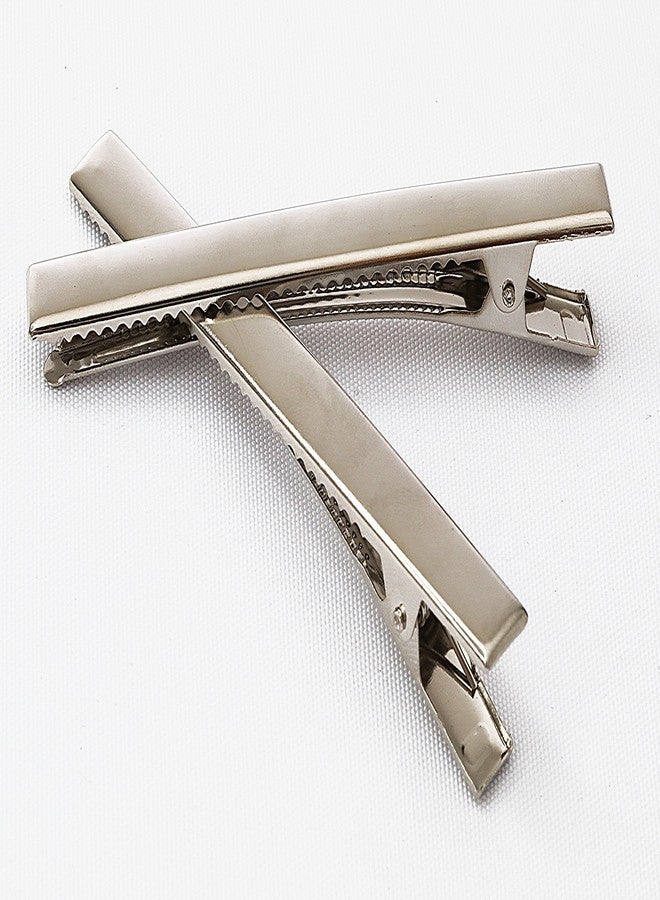Shapenty 7 Sizes Metal Hair Clips Alligator Teeth Prongs Hair Clips Hairpins Clamps Holders for Women Girl Hair Bow Accessories Making Hair Salon DIY Arts Crafts Projects, 70Pieces - Image 3