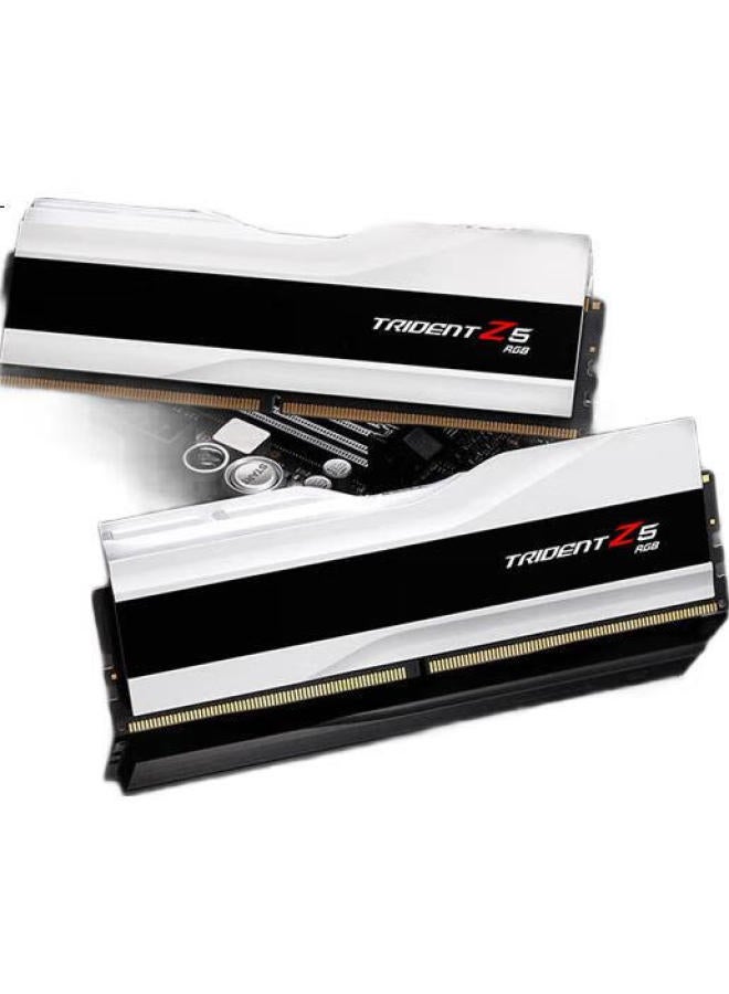 G.Skill 32Gb (16Gx2) Ddr5 6400 Desktop Memory Module - Trident Z Rgb Light Bar (Snow White)/Intel Xmp/C32 - Image 2