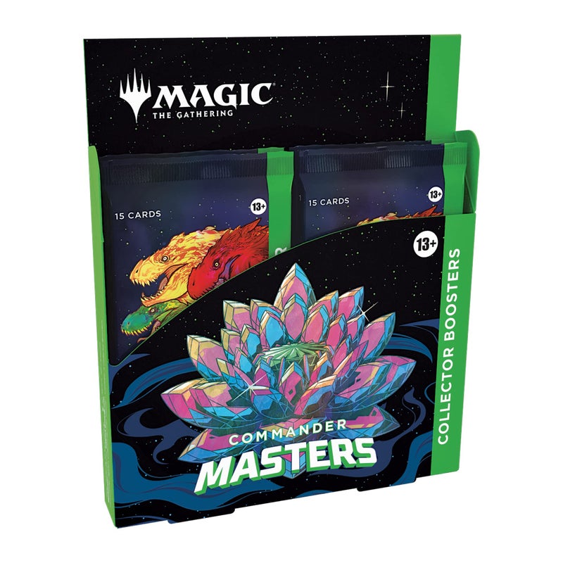 Magic the Gathering Magic: The Gathering Commander Masters Collector Booster Box - Multi-Color, 4 Packs (60 Cards) - Image 1