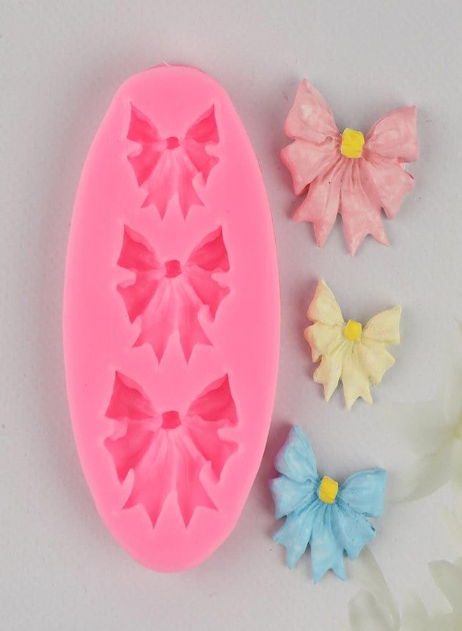 Arvintas 4PCS Bow Fondant Mini Mold - Silicone Mold for Chocolate, Cookies, Cake Decorating & Cupcake Toppers - Image 5