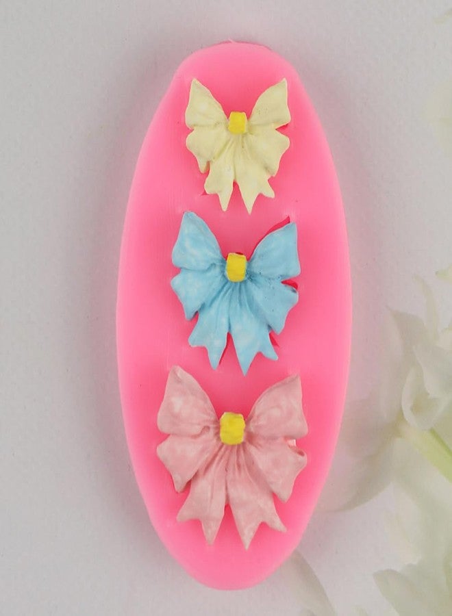 Arvintas 4PCS Bow Fondant Mini Mold - Silicone Mold for Chocolate, Cookies, Cake Decorating & Cupcake Toppers - Image 4