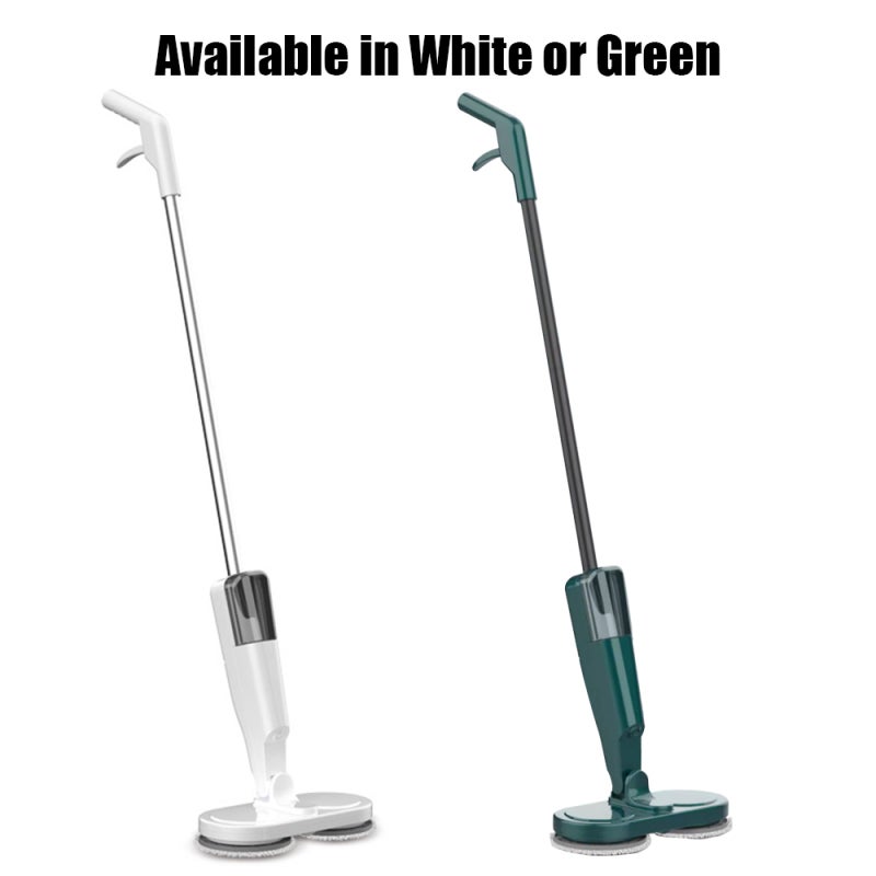 Cordless Electric Mop: Green, 150ml Water Tank, Ultra Quiet - Dual-Motor Design, Long-Lasting Battery for Home Floor Cleaning - Image 5