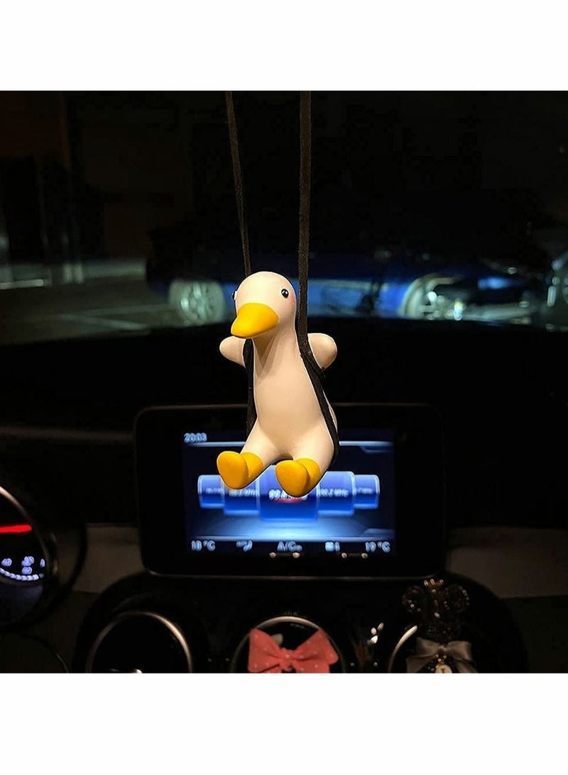 Excefore Car Pendant Cute Swing Duck - Image 5
