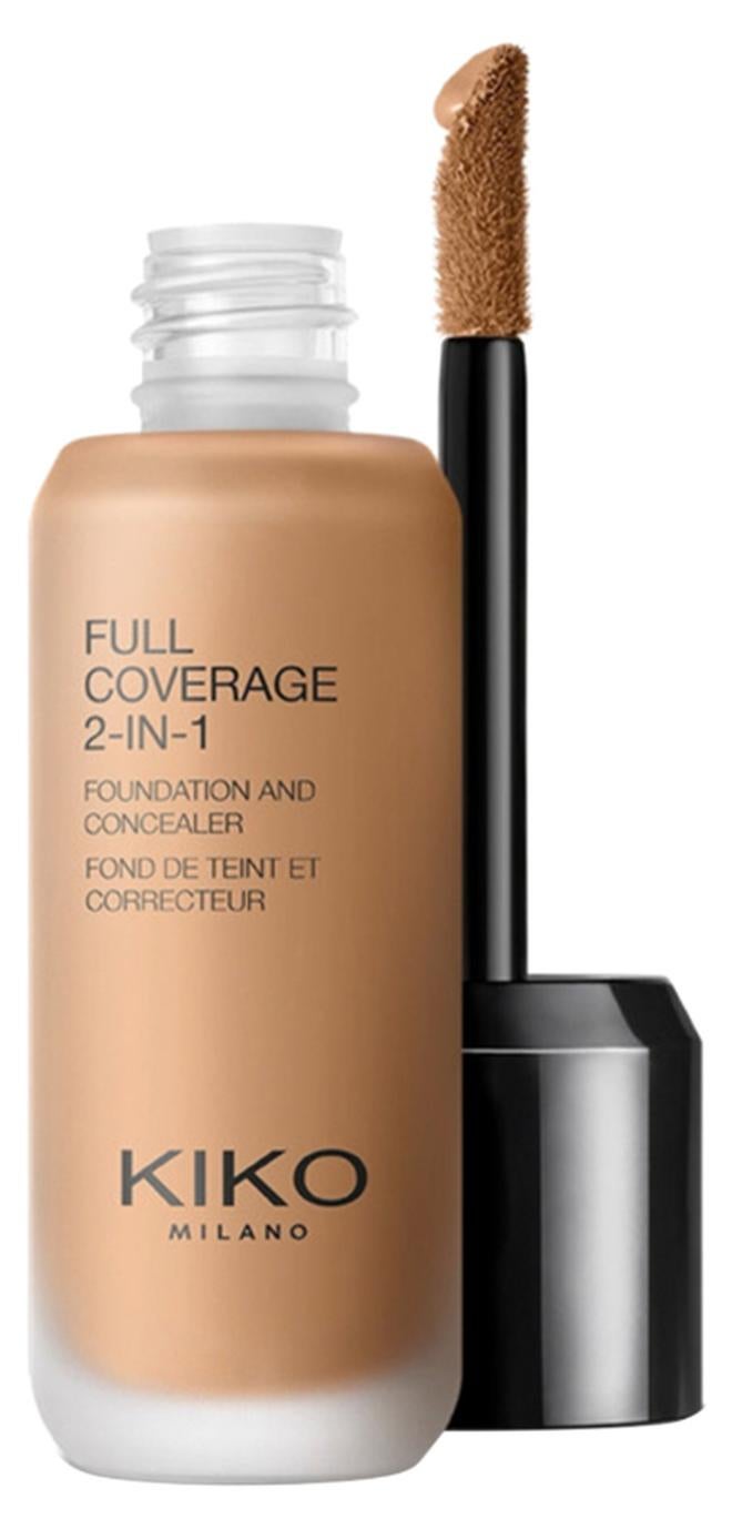 KIKO MILANO تغطية كاملة 2 في 1 كريم أساس وخافي عيوب محايد وردي 95 - Image 1