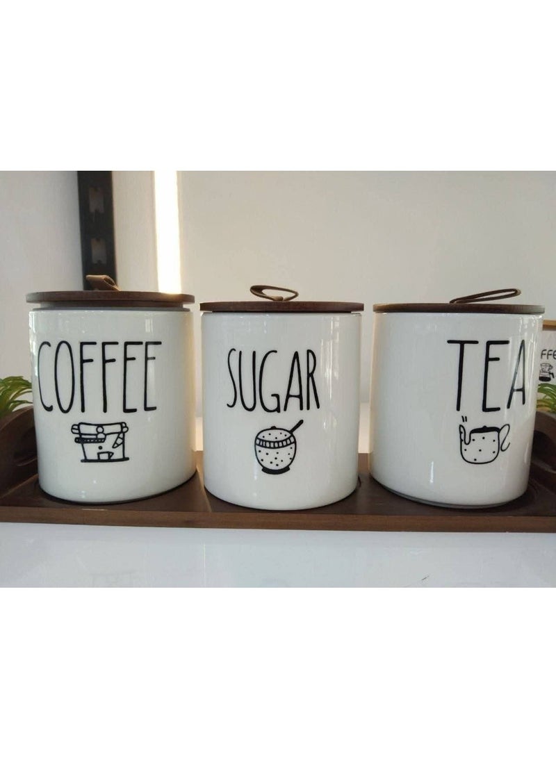 طقم كوفي بورسلين 3 قطع - Image 1