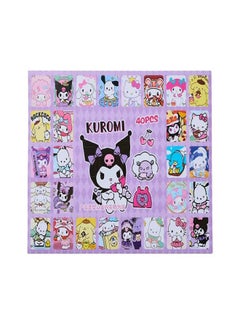 JOLLITY LLC 40pcs Surprise Box Kuromi Advent Calendar Box Cinnamoroll Anime Figures Doll Toy Pendant Gift blind boxes, hole covers, surprise boxes and children's gifts  - Image 3