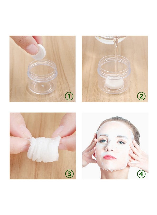SADYFON 100Pcs Diy Facial Mask Sheet Masks For Face Paper For Face Skin Care Natural Cotton Compressed Facial Masks Sheet Cosmetic Makeup Tool With Free Mask Bowl Independent Candy Packaging - Image 4